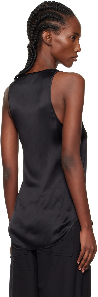 Majica bez rukava WARDROBE.NYC WARDROBE.NYC Silk Tank Top Crna | W1137F25SE, 2