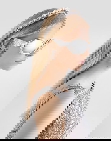 Haljina Dolce & Gabbana Dolce & Gabbana Floral Jacquard Dress Metalik | F6TMLZFJZALS0998, 3