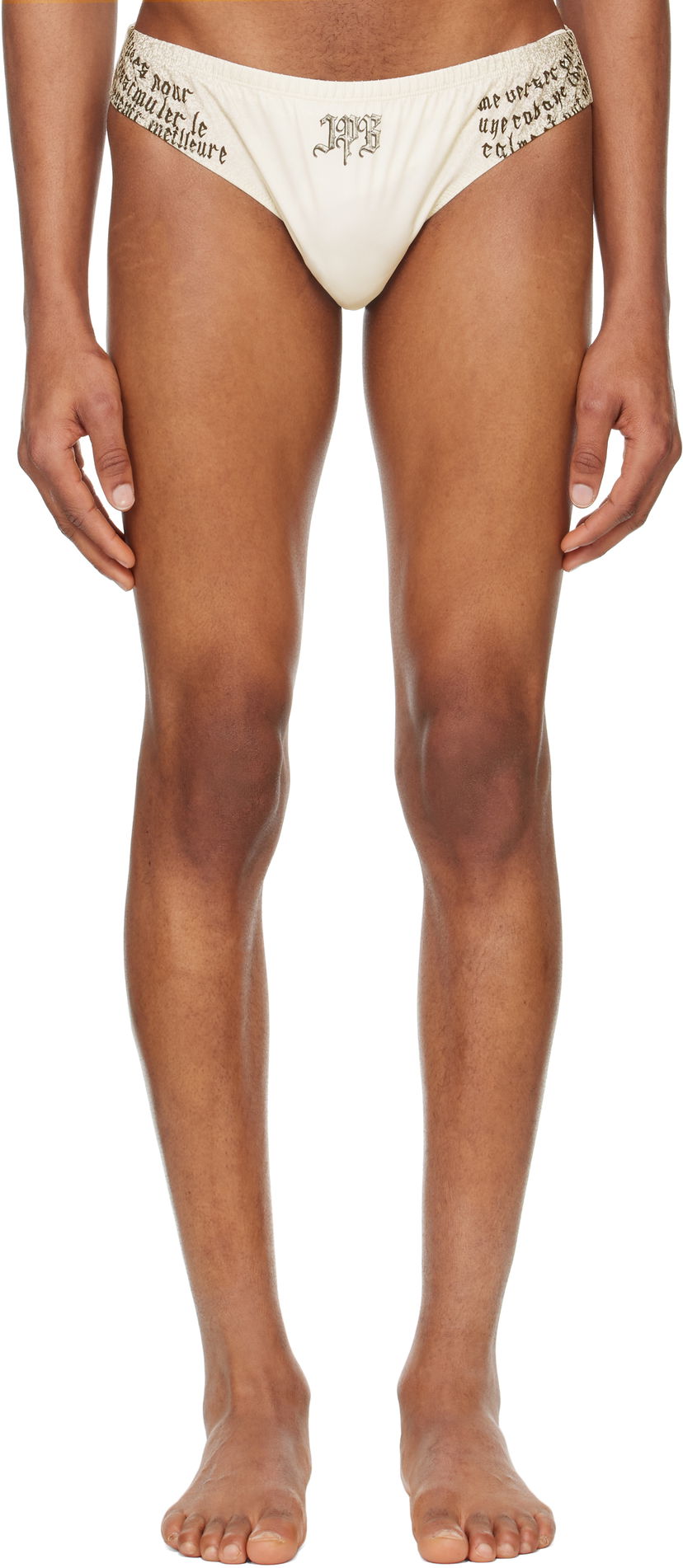 Gaćice Jean Paul Gaultier Jean Paul Gaultier 'The Tattoo Wings' Swim Briefs Bež | 25/34-H-SV059-J586-030200