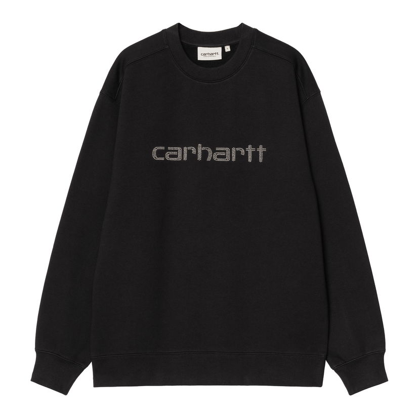 Dukserice Carhartt WIP Rivet Script Sweatshirt Crna | I034420_9