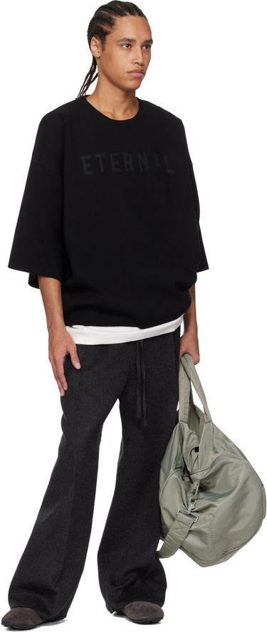 Trenirka Fear of God Fear of God Drawstring Wide Leg Trousers Siva | FGE240-4071DWC, 3