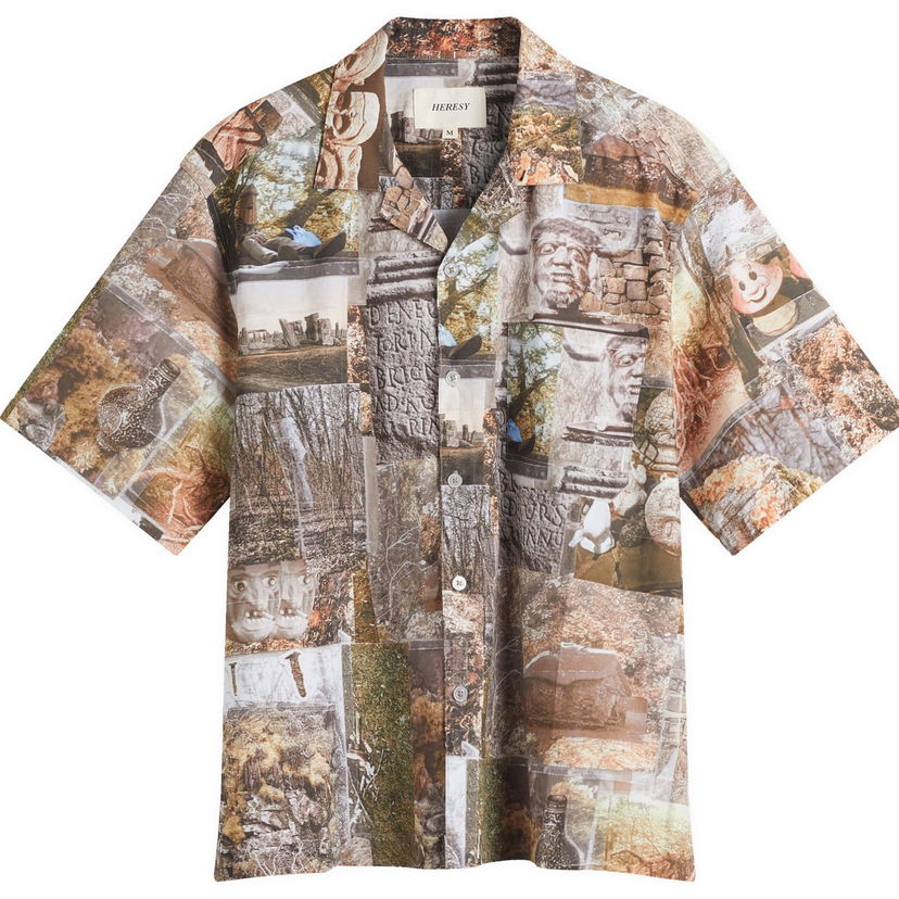 Košulja Heresy Heresy Study Print Shirt Smeđa | HSS25-CS01