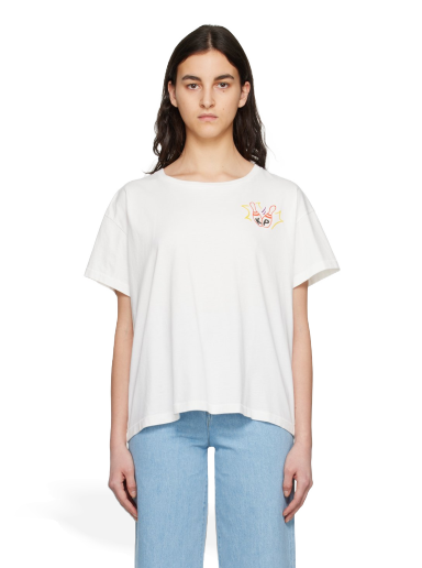 Majica kratkih rukava KENZO Paris Bowling Elephant Bijela | FD52TS0504SO