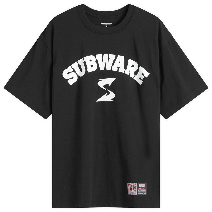 Majica kratkih rukava Neighborhood Black Subware SS-3 Graphic T-Shirt Crna | 242PC49N-ST03-BLK