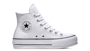 Tenisice i cipele Converse Chuck Taylor All Star Platform Leather High-Top Bijela | 561676C, 5
