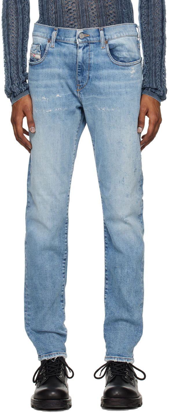 Jeans Diesel D-Strukt Slim Jeans Plava | A0355809E73