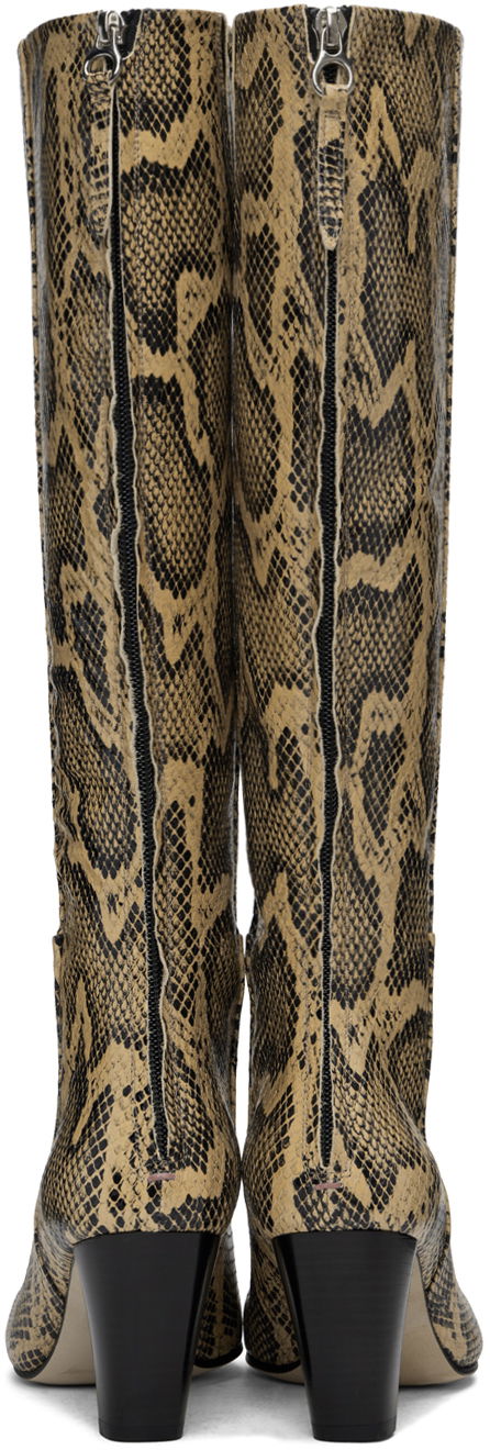 Odjeća Aeyde Aeyde Cecilia Tall Boots Bež | A11-KB-PECP75BL83-FW24-957-064, 1