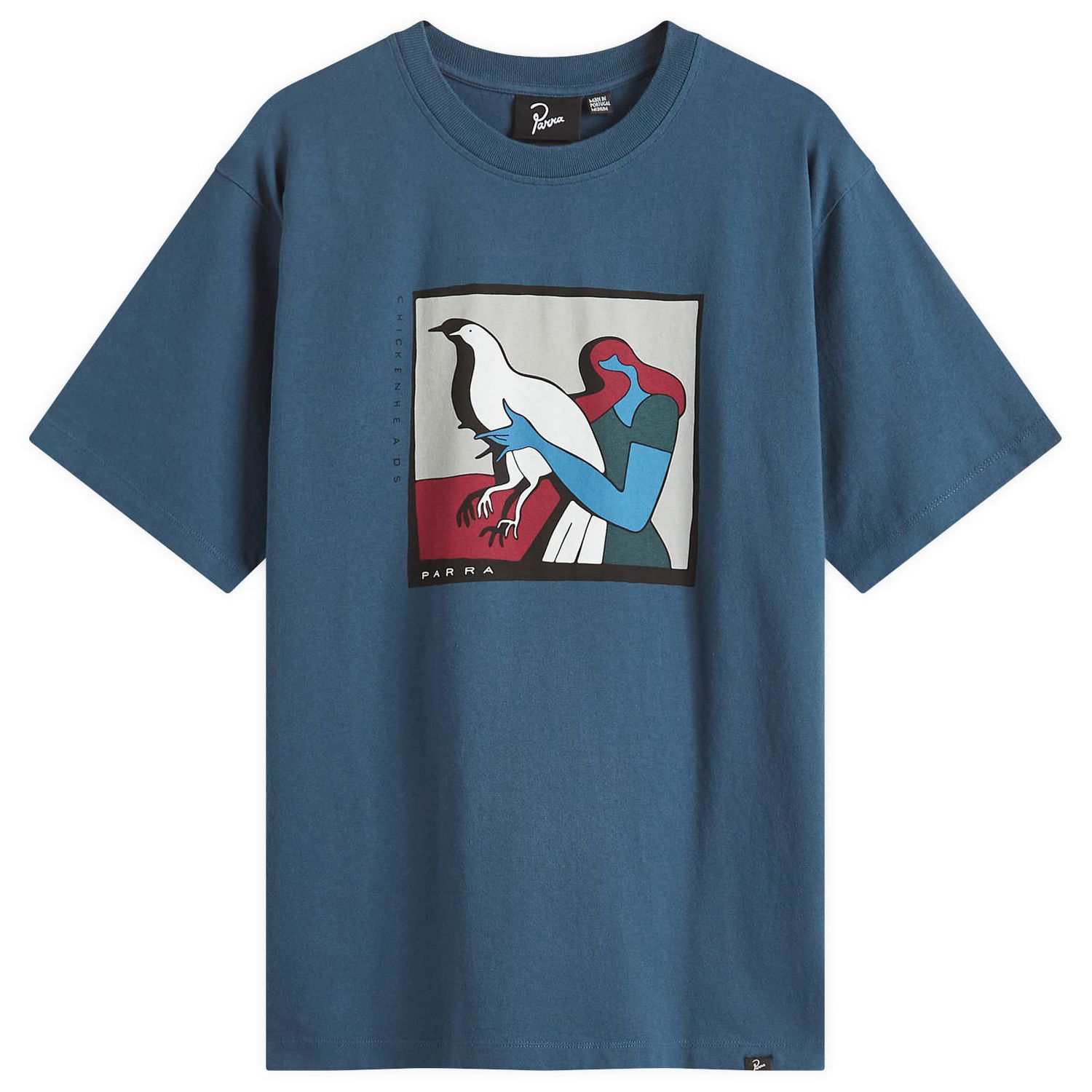 Majica kratkih rukava By Parra Parra Look At It T-Shirt Plava | 53300-BLU, 0