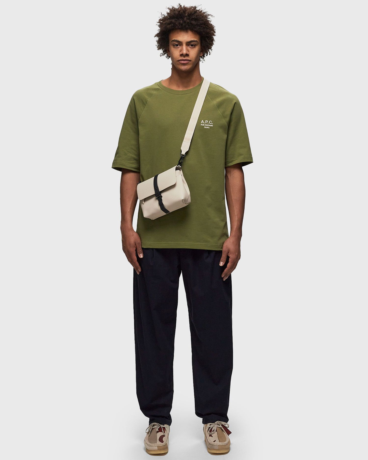 Majica kratkih rukava A.P.C. Willy Tee Zelena | COEZC-H26258-JAA, 1