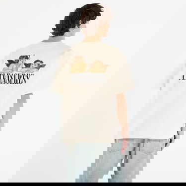 Majica kratkih rukava Pleasures T-Shirt Dynamic Short Sleeve Crewneck Bež | P25F046-ECRU, 2