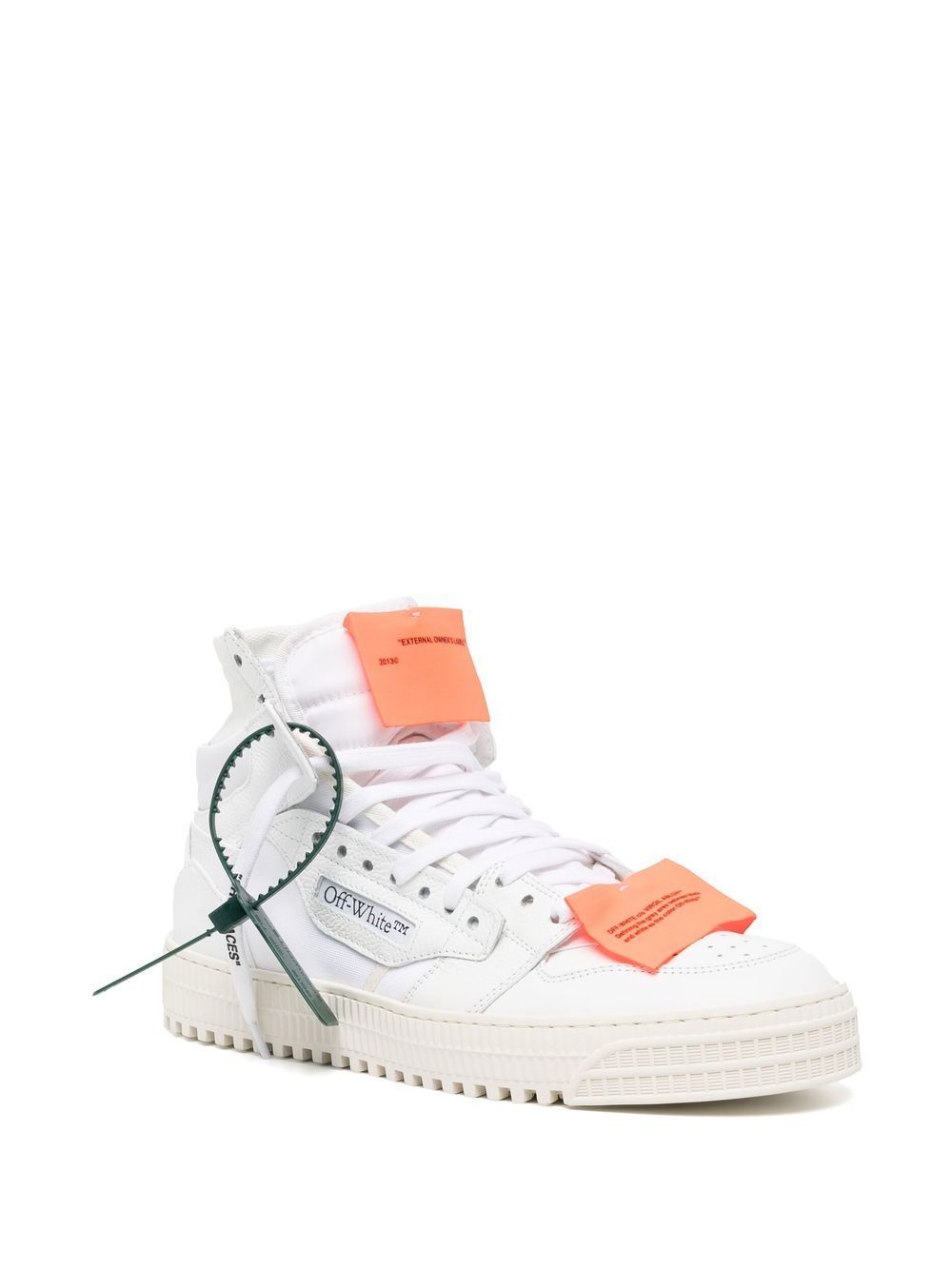 Tenisice i cipele Off-White LEATHER HI TOP SNEAKERS Bijela | OMIA065C99LEA0010120, 1