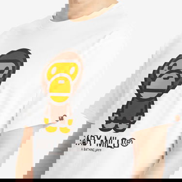 Majica kratkih rukava BAPE Bathing Ape Baby Milo Graphic Tee Bijela | 002TEL301001M-WHT, 5