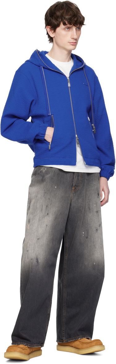 Dukserice ADER ERROR ADER error Realce Product. 31 Zip-Up Hoodie Plava | BO01SSHD0402BL, 3