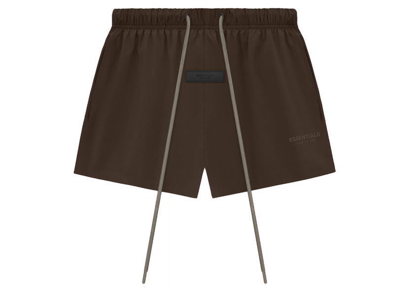 Kratke hlače Fear of God Core Collection Nylon Running Short Wood Smeđa | 160SU244216F