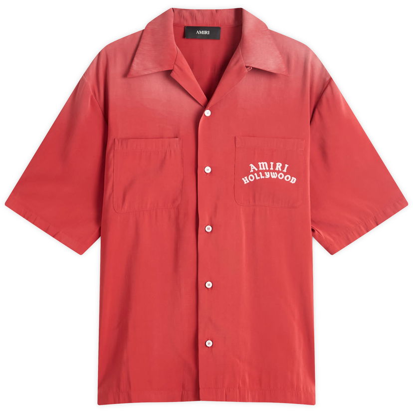 Košulja AMIRI AMIRI Hollywood Bowling Shirt, Size Large Crvena | AMSTCA1154-VarsityRed