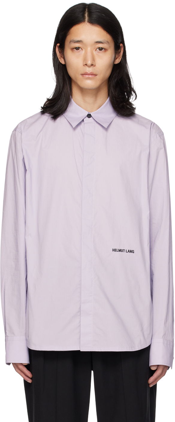 Košulja Helmut Lang Classic Shirt Ljubičasta | N04HM507