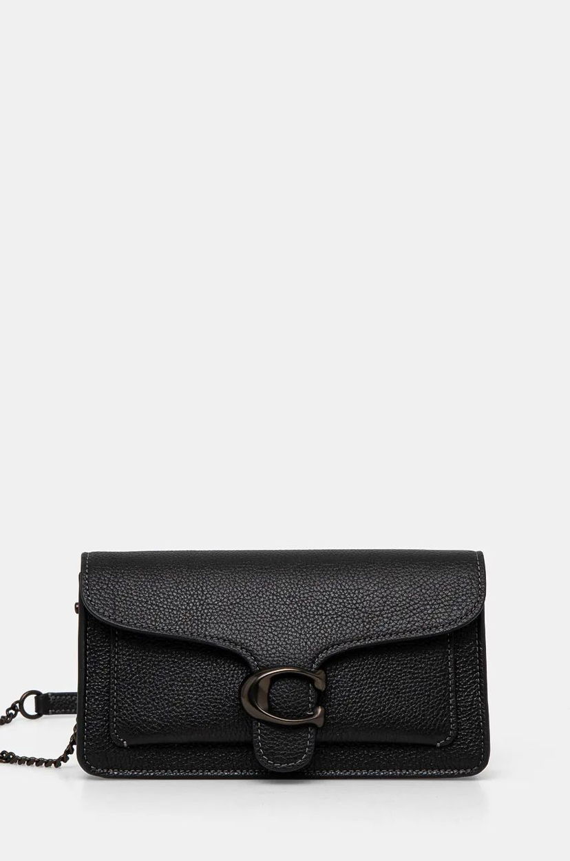 Ručna torbica Coach Leather Handbag Crna | CE772