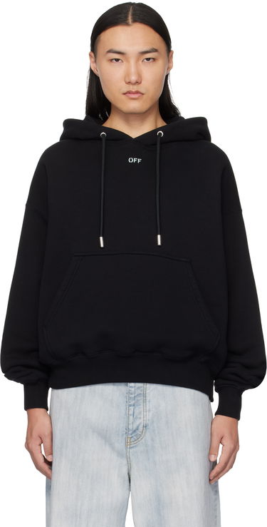 Dukserice Off-White Designer Vibe Arrow Hoodie Crna | OMBB085S25FLE00L1041, 0