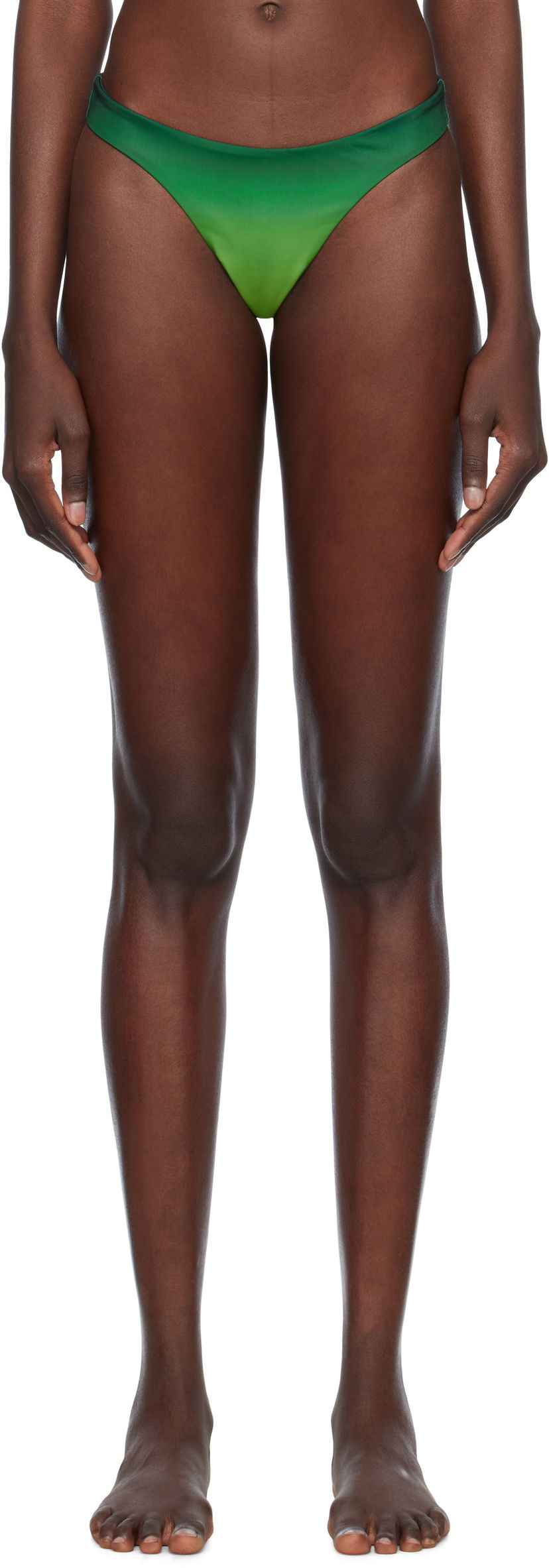 Kupaći kostimi Casablanca Casablanca Gradient Bikini Bottom Zelena | WS25-SWM-059-02