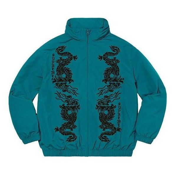 Vjetrovka Supreme Dragon Track Jacket Plava | SUP-SS21-760