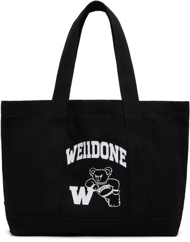 Tote bag We11done We11done Varsity Canvas Tote Crna | WD-AB2-25-481-U-BK, 0