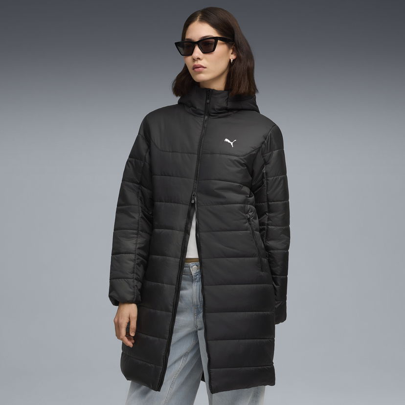 Parka Puma Essentials Hooded Padded Parka Crna | 685232_01