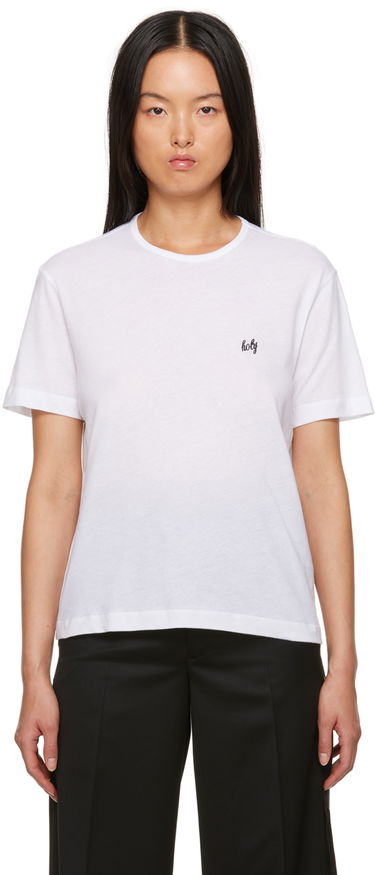 Majica kratkih rukava Ann Demeulemeester Dagmar Embroidered Logo T-Shirt Bijela | 2302-W-JTS02-23-FA206-001, 0