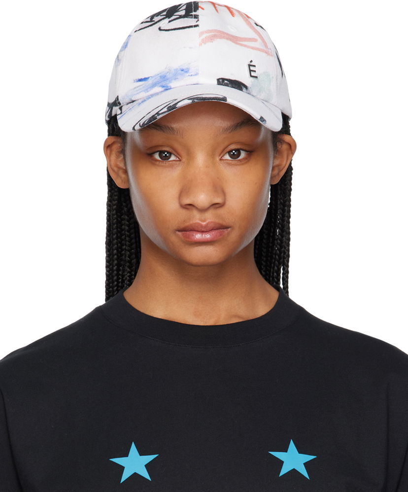Kapa Études Études Julian Farade Booster Baseball Cap Bijela | E24MC907A039P4