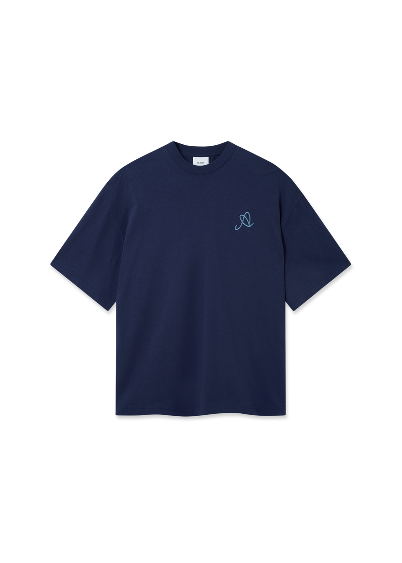 Majica kratkih rukava AXEL ARIGATO Stitch A Relaxed Fit T-Shirt Tamnoplava | A3448002