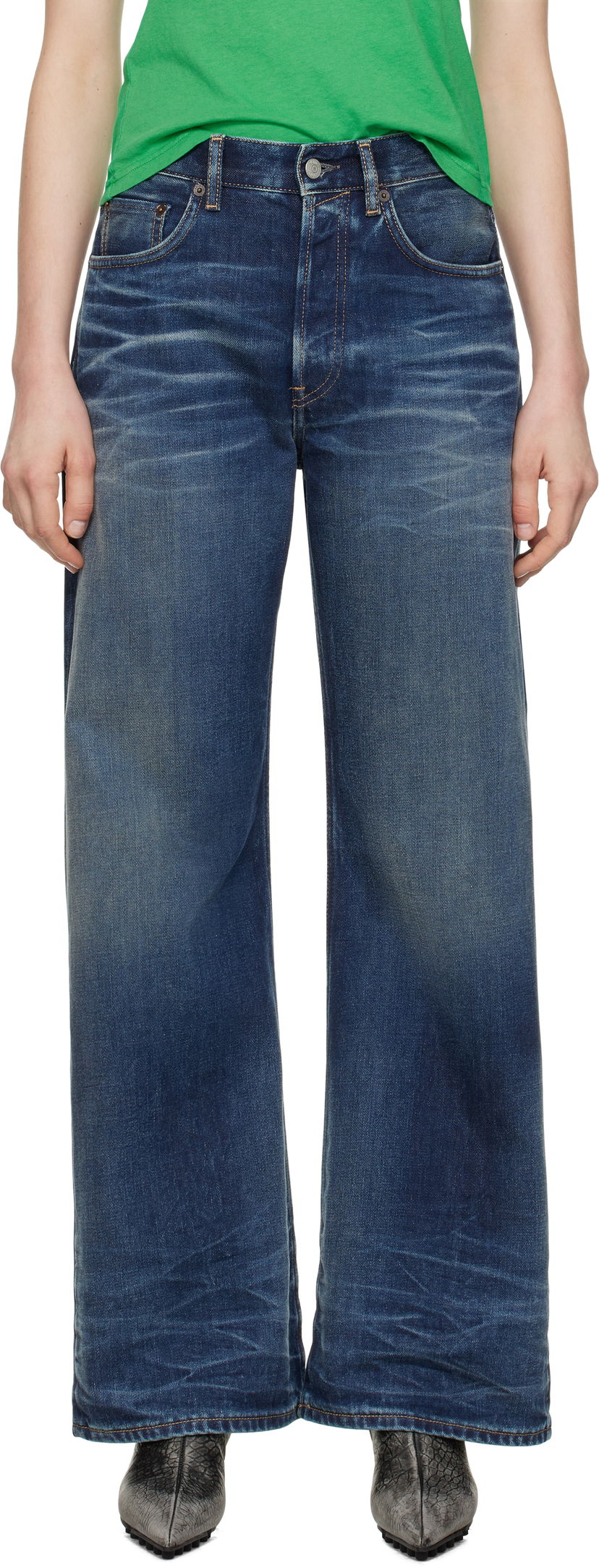 Jeans Acne Studios Acne Studios Loose Fit Jeans Plava | A00520-