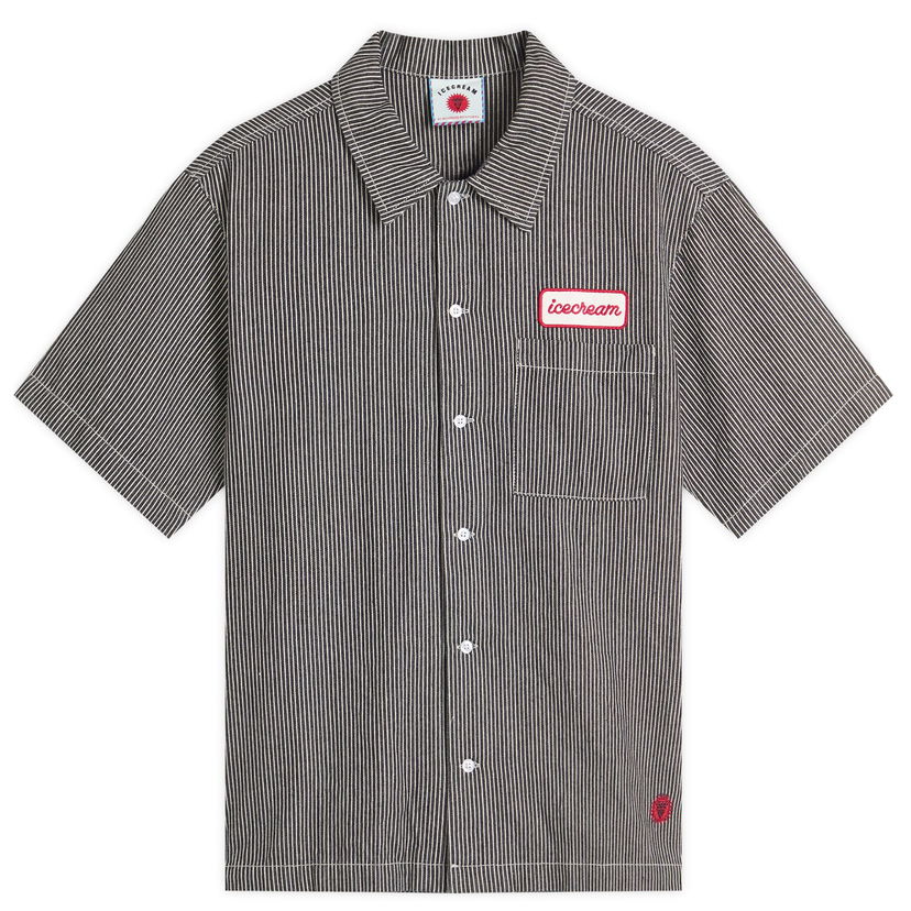 Košulja BBC IceCream END. x ICECREAM Popsicle Hickory Denim Shirt Siva | IC25S08