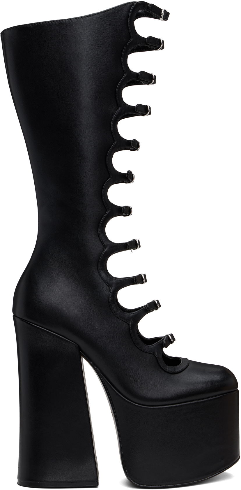 Odjeća Marc Jacobs Marc Jacobs 'The Kiki' Platform Knee-High Boots Crna | 3F3FBO001F02