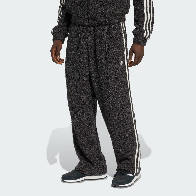 Trenirka adidas Performance Bouclé Firebird Track Pants Siva | KR5166