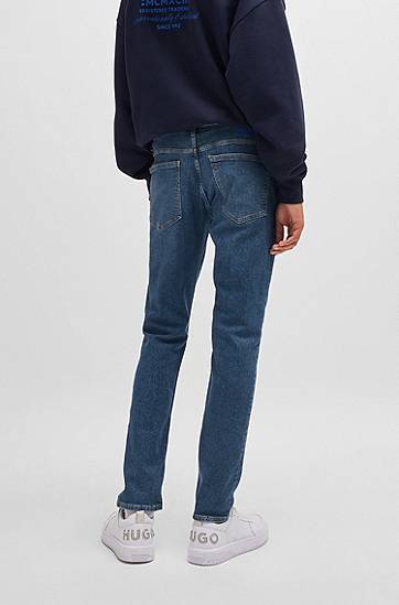 Jeans BOSS Extra-Slim Fit Stretch Denim Jeans Plava | 50511421, 1