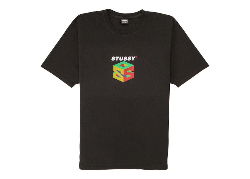 Majica kratkih rukava Stüssy Pigment Dyed Graphic T-Shirt Crna | 1904913_BLAC