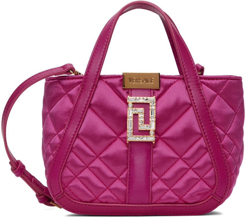Ruksaci i torbe Versace Pink Mini Crystal Greca Goddess Ružičasta | 1012385_1A08808, 0