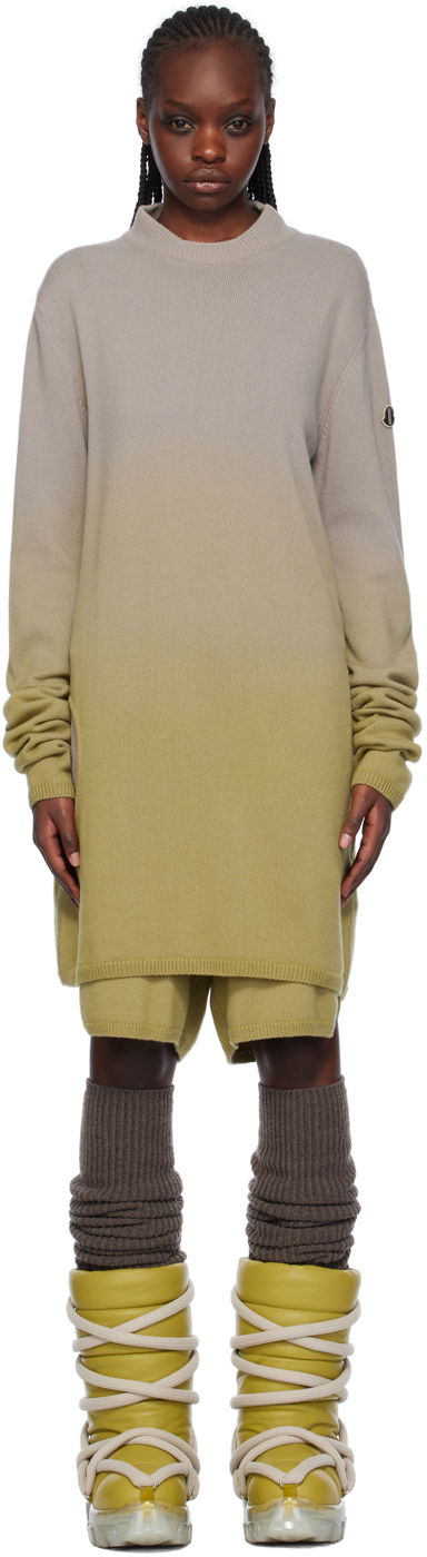 Džemper Rick Owens Moncler x Sweater Zelena | MU02C9G01 M3746