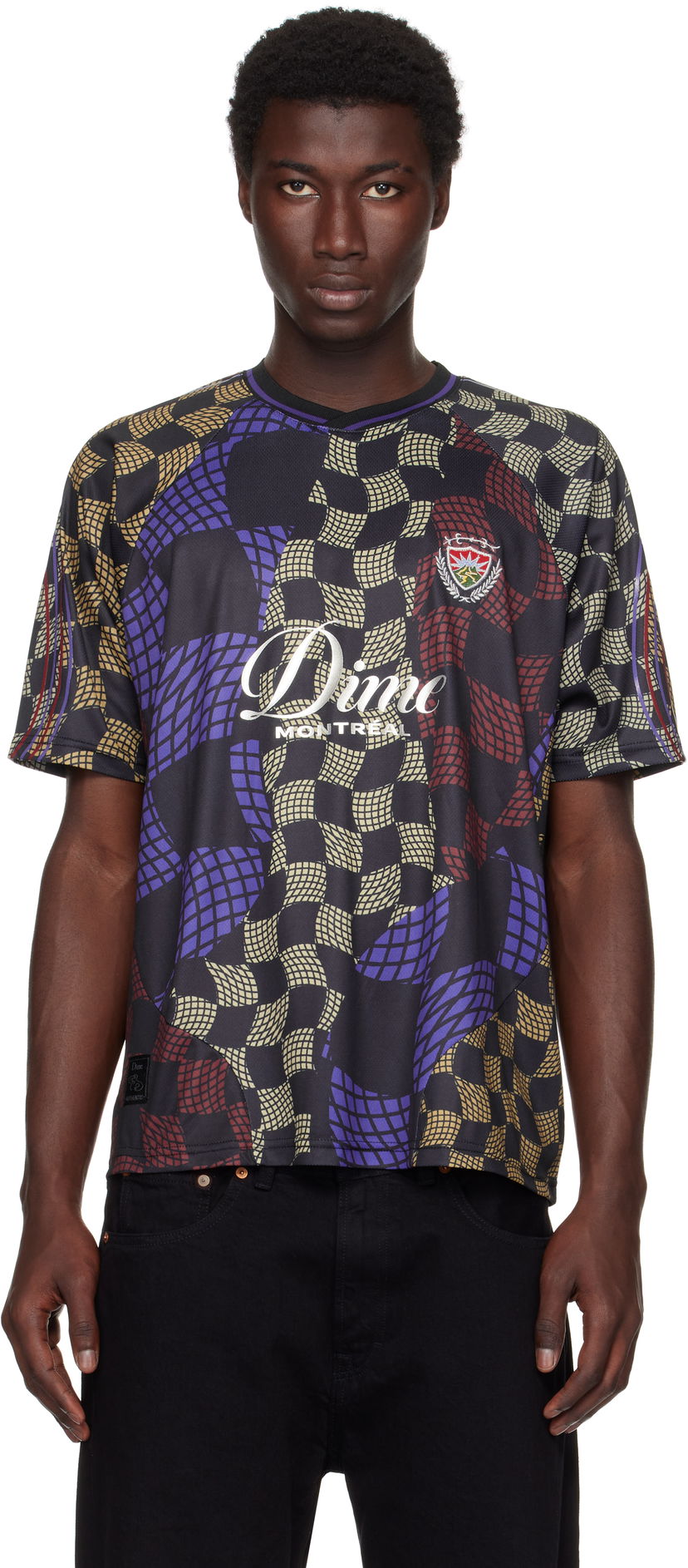 Dres Dime Dime Checkered Home Jersey Crna | DIMESU254MUL