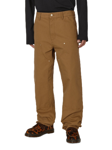 Hlače i traperice Carhartt WIP Double Knee Pants Smeđa | I031501 HZ02