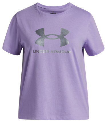 Majica kratkih rukava Under Armour Rival Shimmer Short Sleeve T-Shirt Ljubičasta | 6004129-538, 0
