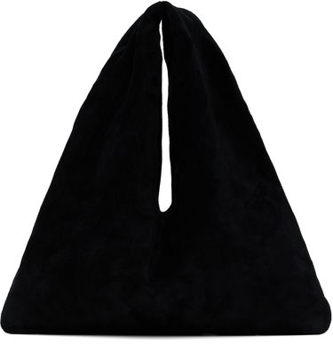 Ručna torbica The Row The Row Small Bindle Suede Tote Crna | W1682-L613, 0