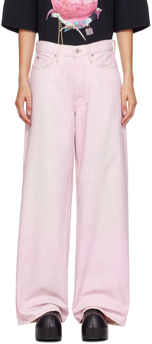 Jeans Acne Studios Acne Studios Baggy-Fit Jeans Ružičasta | A00482-