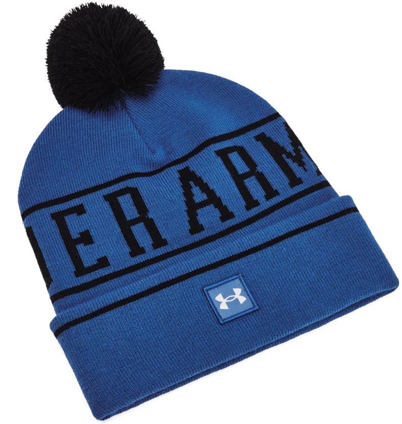 Kapica Under Armour Beanie M Halftime With Pom Plava | 1386634-432