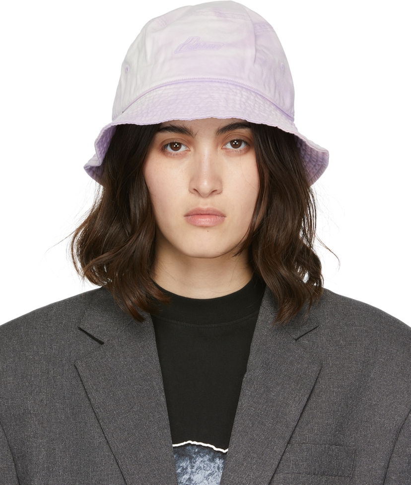 Kapa We11done We11done Iridescent Logo Bucket Hat Ljubičasta | WD-AH8-20-118-U-PP
