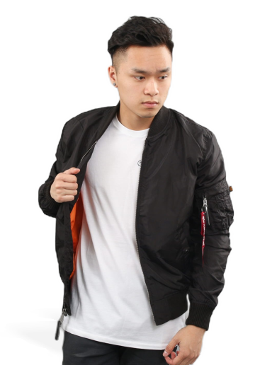 Vjetrovka Alpha Industries MA - 1 TT Crna | 191103 03