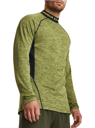 Majica kratkih rukava Under Armour ColdGear® Twist Mockneck Tee Zelena | 1379820-743