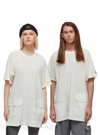 Majica kratkih rukava Y-3 Crepe Jersey Pocket Tee Bijela | HZ8863