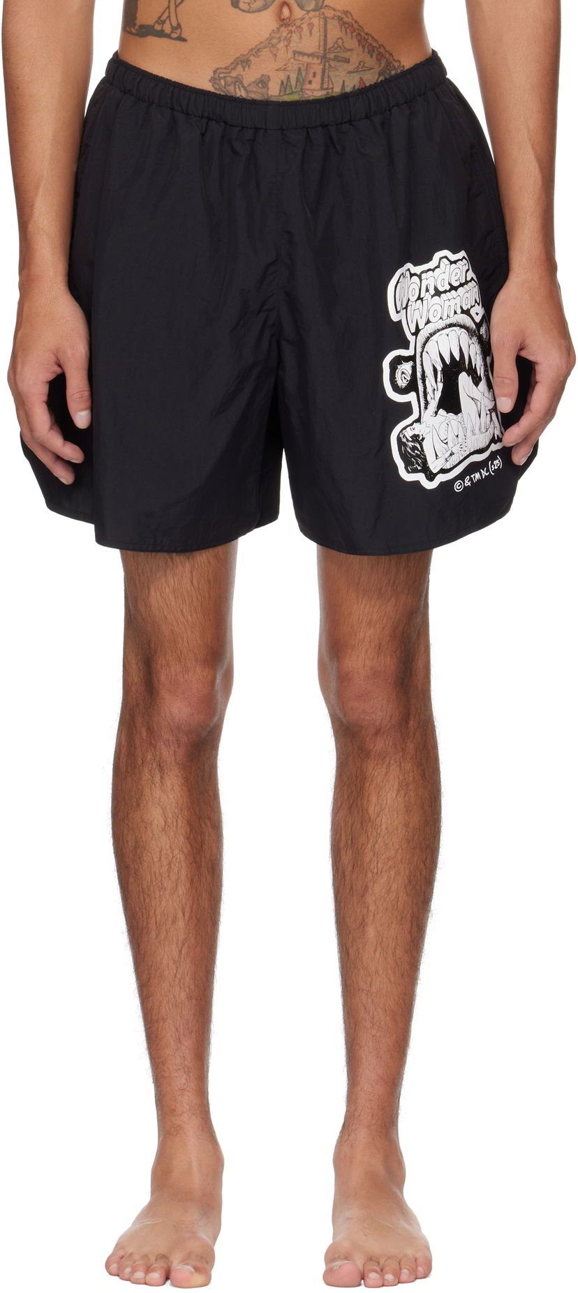 Kupaći kostimi Acne Studios Wonder Woman Swim Shorts Crna | BJ0026-