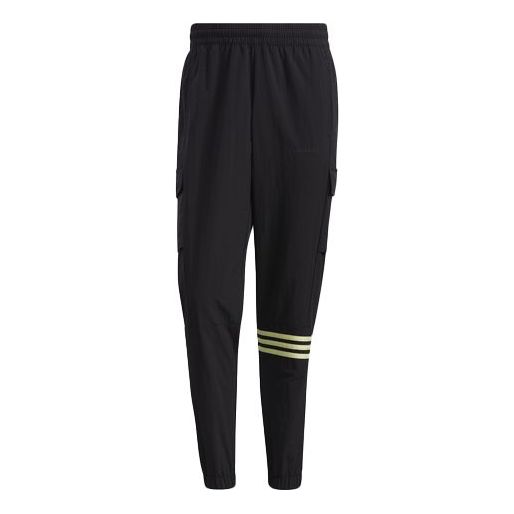 Cargo hlače adidas Originals Casual Elastic Sports Long Pants Crna | GP4793