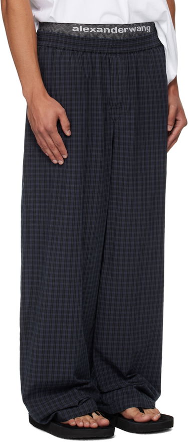 Hlače Alexander Wang Alexander Wang Relaxed Trousers Plava | 6WC3254885, 1